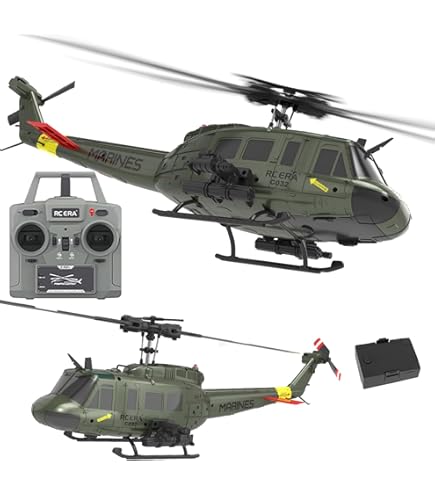 Amazon.com: C032 UH-1 Huey RC Helicopter for Adults, 1/48 Scale